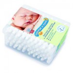 Ватные палочки детские, Aura (Аура) 65 шт солнце + луна с ограничителем