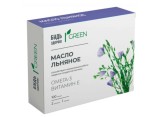Масло льняное, Будь здоров! капсулы 340 мг 100 шт грин