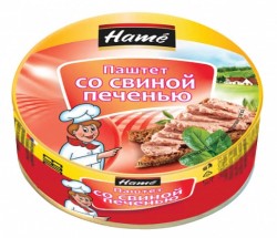 Паштет, Hame (Хаме) 117 г со свиной печенью жестяная банка