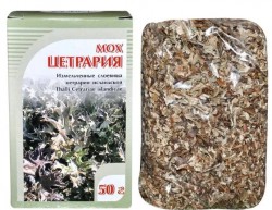Мох исландский Цетрария сырье 50 г
