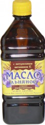 Масло льняное с витамином Е 250 мл