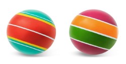 Мяч резиновый Полоса р. 75 мм Р3-75