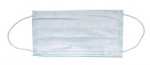 Маска медицинская одноразовая, 1 шт Стандарт 3-х слойная голубая 2400003675805