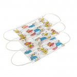 Маска медицинская одноразовая, 50 шт Латио на резинках детская с рисунком звери 2400003675805