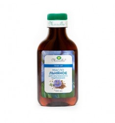 Масло льняное Mirrolla пищевое 100 мл