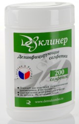 Салфетки дезинфицирующие Дезклинер 200 шт.