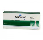 Либексин, таблетки 100 мг 20 шт