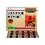 Мумие золотое алтайское очищенное, таблетки 200 мг 60 шт