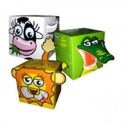 Салфетки для лица Zewa зоопарк 60 шт.