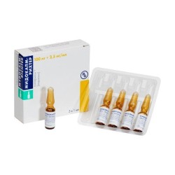 Мидокалм-Рихтер р-р для в/м введ. 100 мг+2.5 мг/мл 1 мл 5 шт.