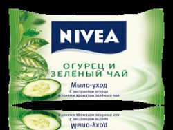 Мыло-уход Nivea огурец и зеленый чай