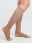 Гольфы компрессионные женские, Эласма р. 4 арт. С-505 2 класс компрессии на хлопковой основе бежевые