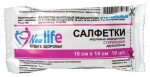 Салфетки марлевые стерильные, р. 16смх14см 10 шт Нью Лайф двухслойные