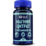 Магния цитрат с витамином В6, GLS (ДжиЭлЭс) капсулы 500 мг 100 шт БАД