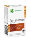Гепатамин, Цитамины таблетки покрытые кишечнорастворимой оболочкой 155 мг 40 шт БАД Классик