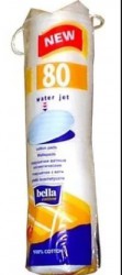 Ватные диски Bella Вотерджет круглые 80+24 шт.