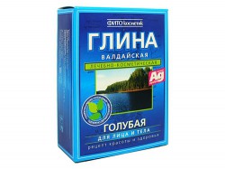 Глина Валдайская 100 г голубая