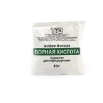 Борная кислота, порошок 10 г 1 шт дезинфицирующее средство